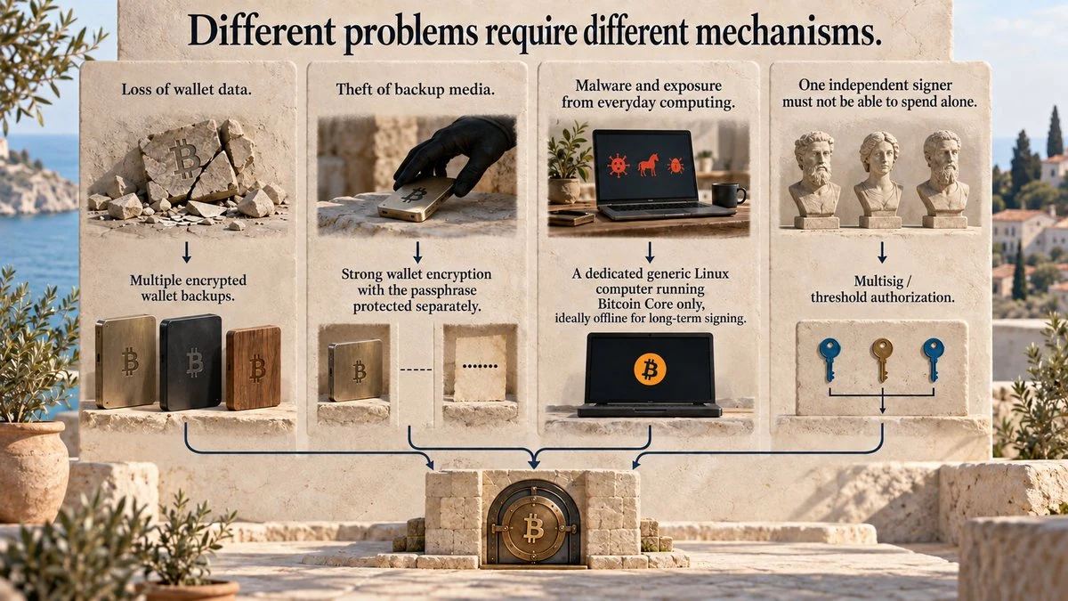 Single-Sig and Multisig from First Principles — Start by naming the problem illustration