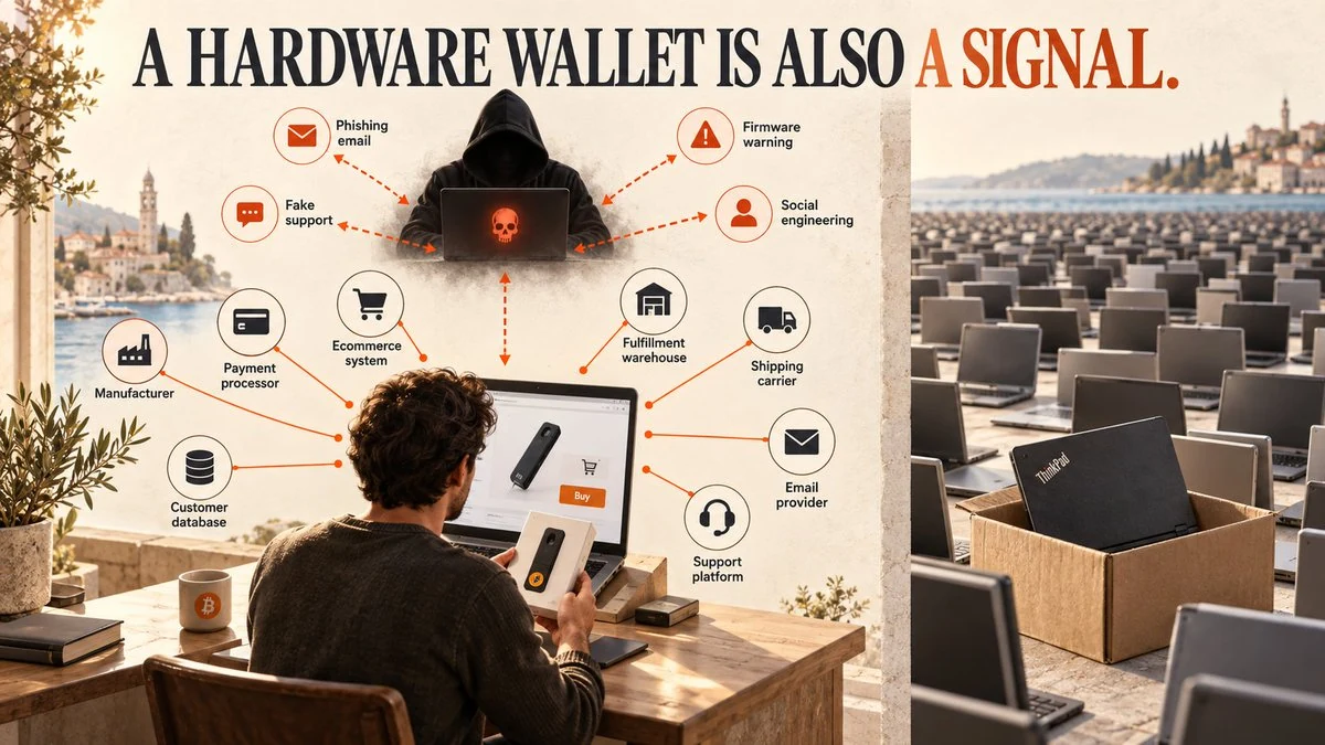 The Hardware Wallet Detour — The targetedness problem illustration