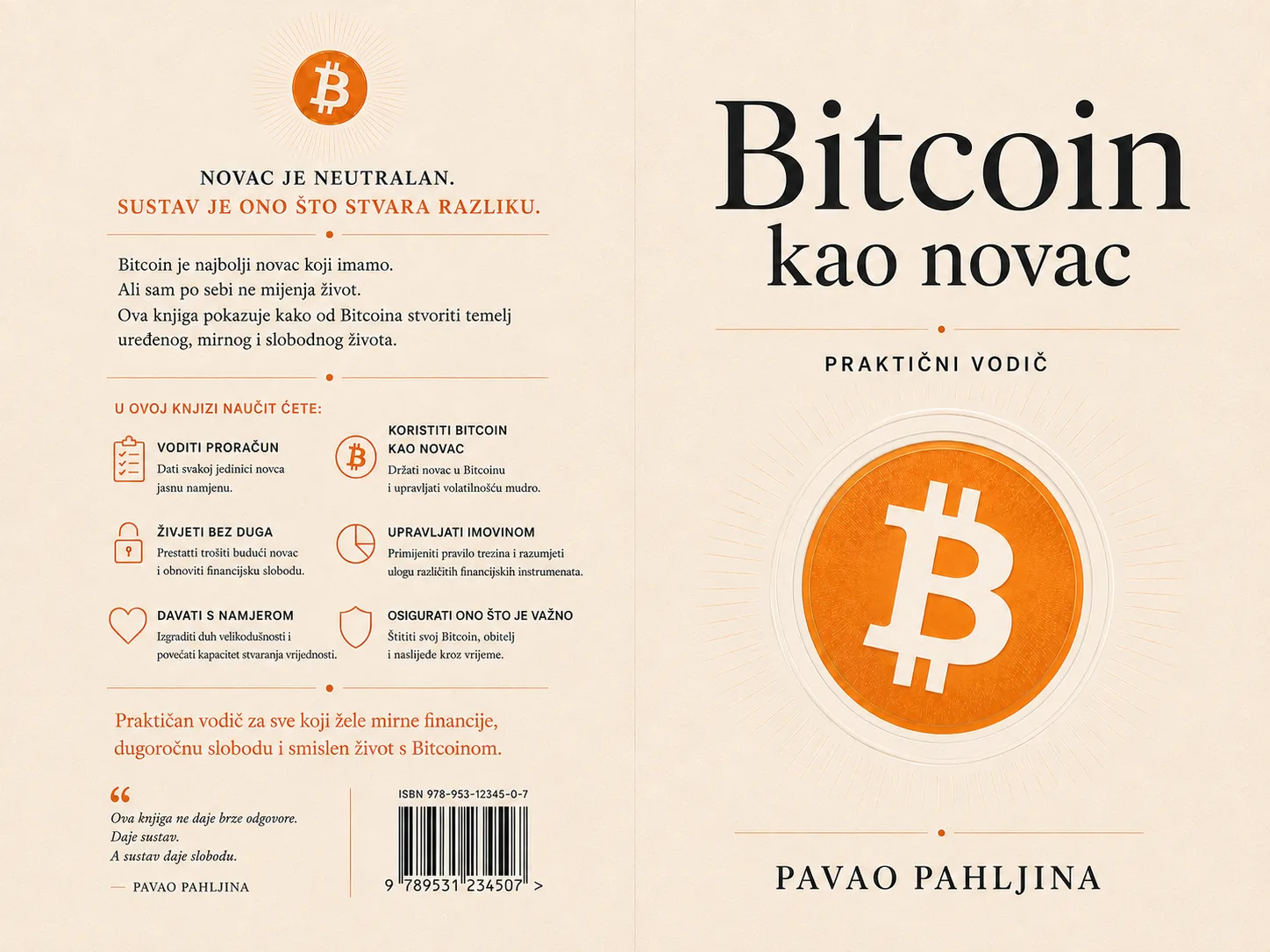 Naslovnica knjige "Bitcoin kao novac"